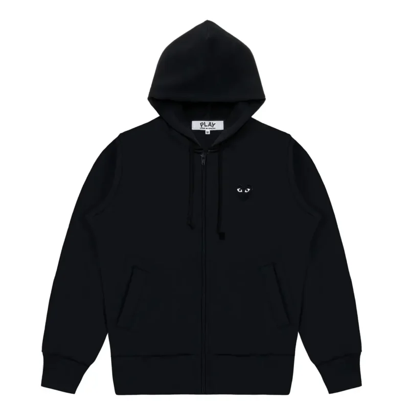 1.webp CDG Play Big Heart Zipper Hoodie