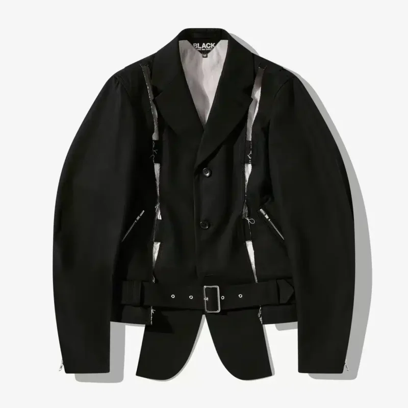 Comme des Garcons Cut Out Buckle Detail Jacket Comme des Garcons Cut Out Buckle Detail Jacket