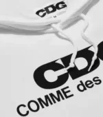 Comme des Garcons Printed Logo Hooded Pullover - Image 3