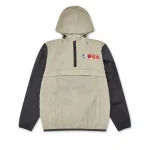CDG X K-Way Half Zip Jacket