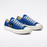 Converse Blue Low Top with Black Heart - Image 2