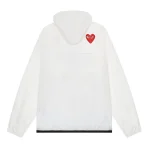 CDG K-WAY PLAY White Jacket Full Zip - Image 2