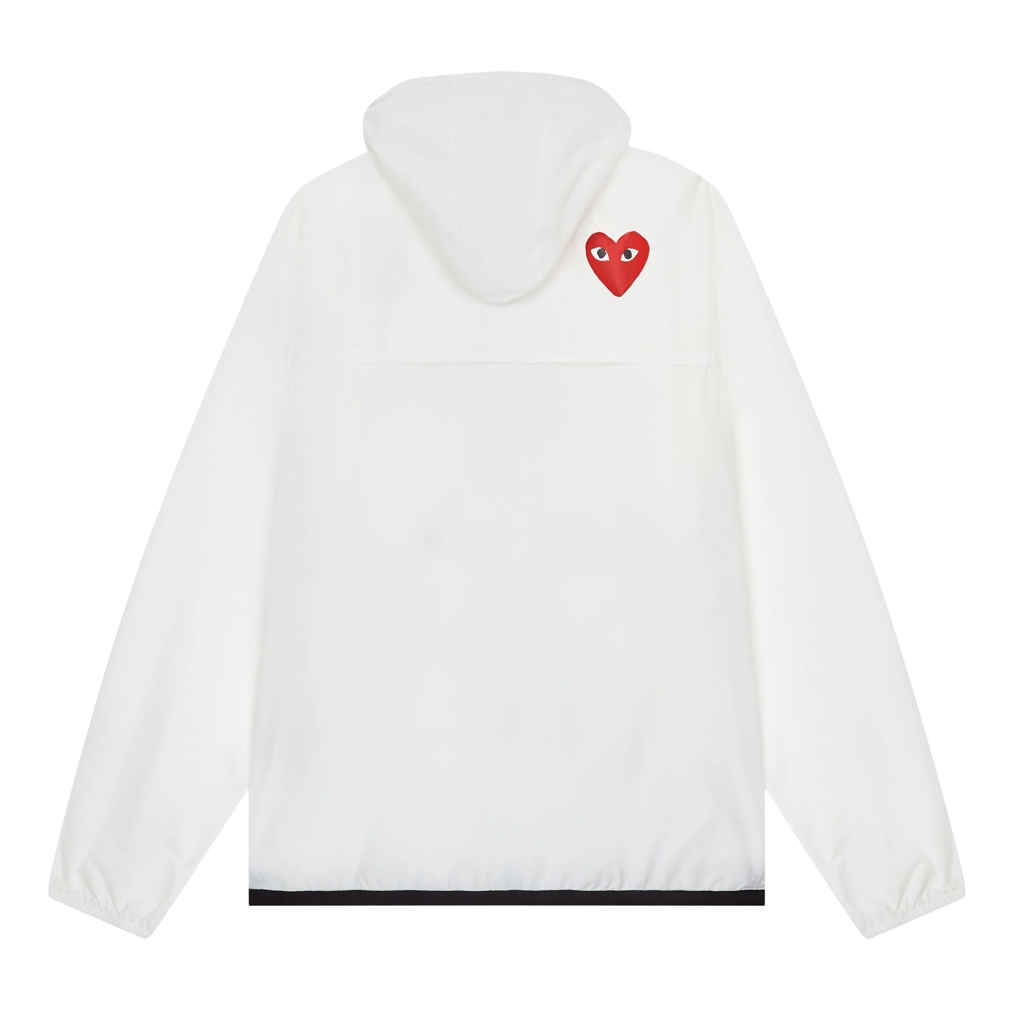 P1J501-WHITE_1.webp CDG K-WAY PLAY White Jacket Full Zip - Image 2